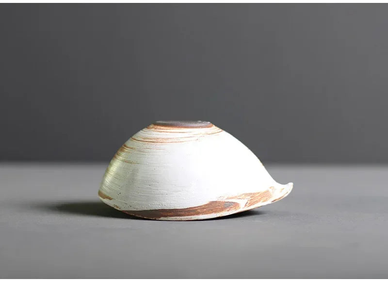 Japanese Coarse Pottery Matcha Bowl