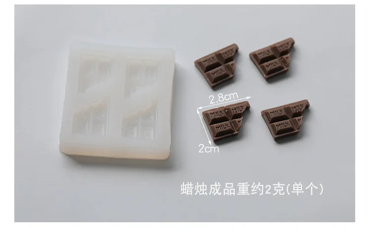 Sweet Dessert Cake Silicone Candle Mold for Handmade Soap Resin Epoxy Plaster Chocolate Party Decor DIY Mould Gift Wax Making - Your Ritual Hub 