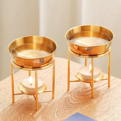 Essential Oil Burner Tealight Candle Holder Stainless Steel
