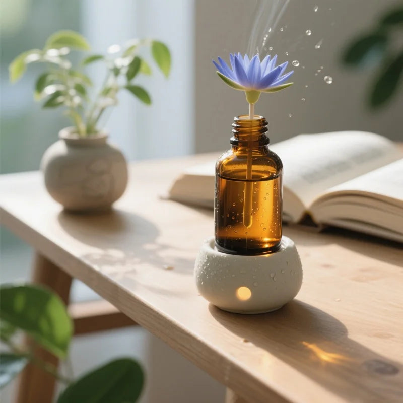 Premium Blue Lotus Incense Oil - Your Ritual Hub 