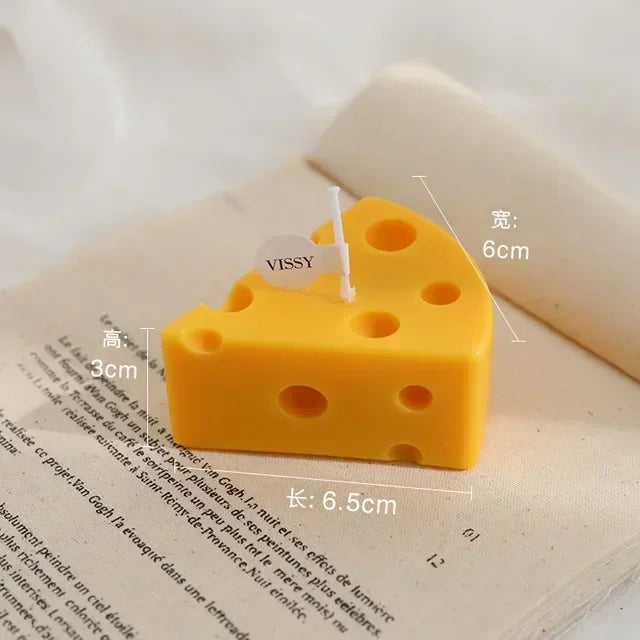 Cheese Shaped Scented Candles Yellow Cake Aromatherapy Candle Relaxing - Your Ritual Hub 