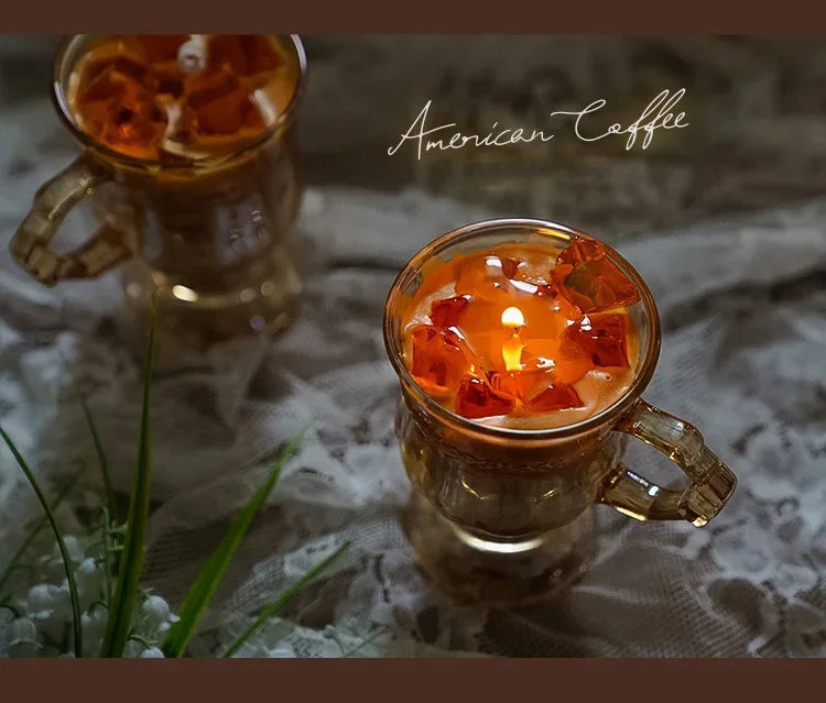 Kaffeformade doftljus i sojavax