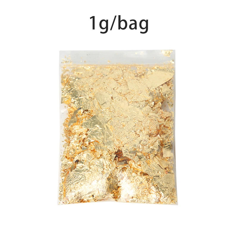 Metallic Foil Flakes for Candle Making – Gold, Silver & Rose Gold | DIY Wax Decoration