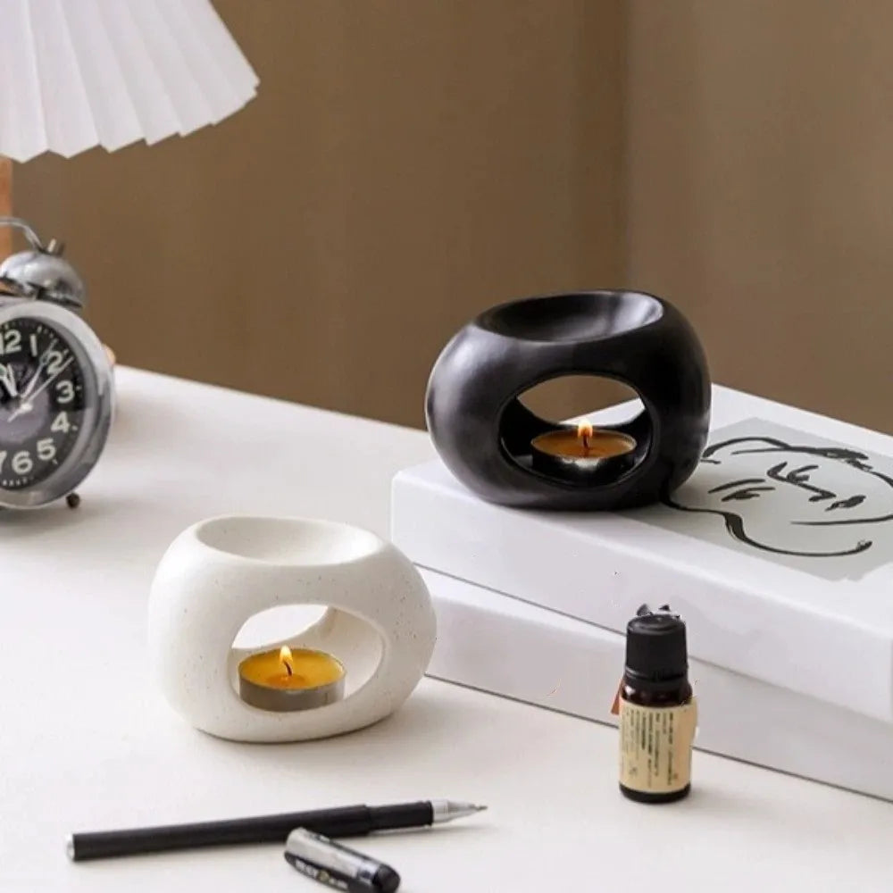 Minimalist European Ceramic Essential Oil Burner