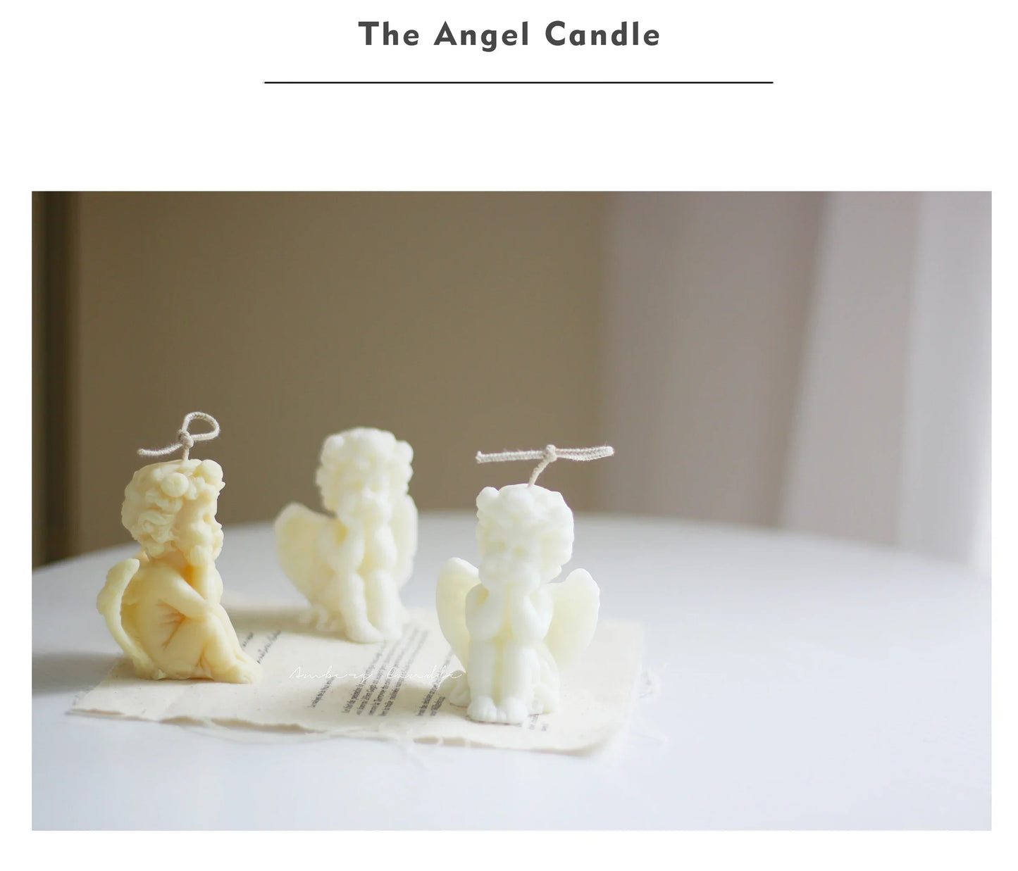 Cupid Angel Scented Soy Wax Candle — Decorative Art