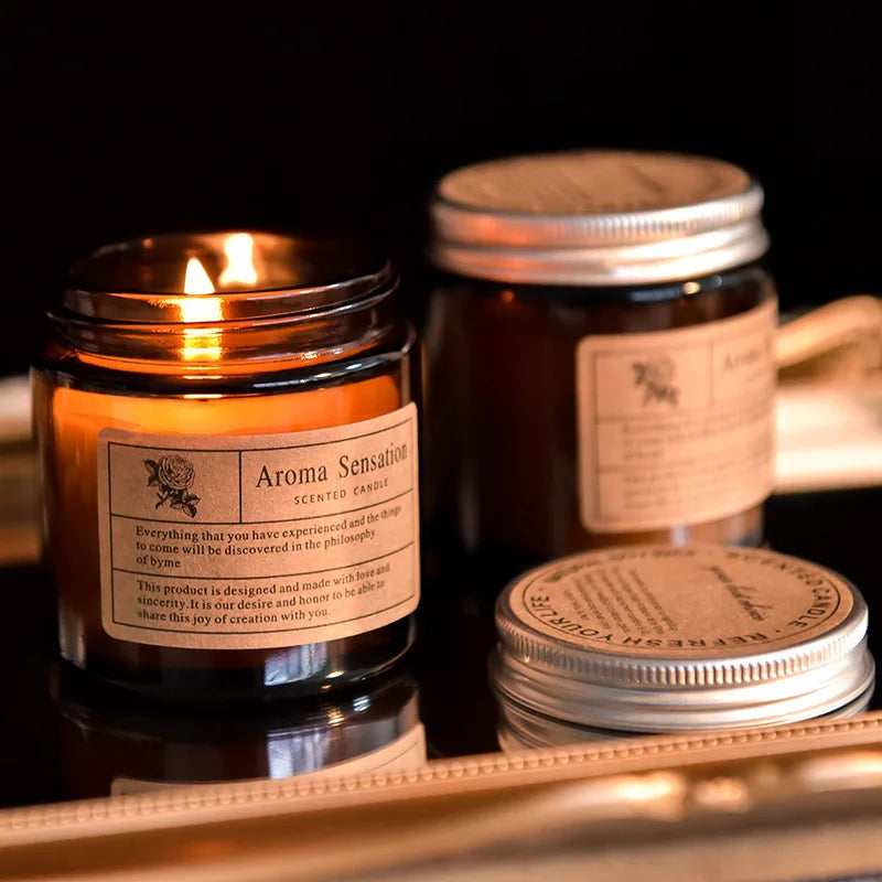 Scented Candles Smokeless Soy Candle Essential Oil Aromatic Candle Luxury - Your Ritual Hub 