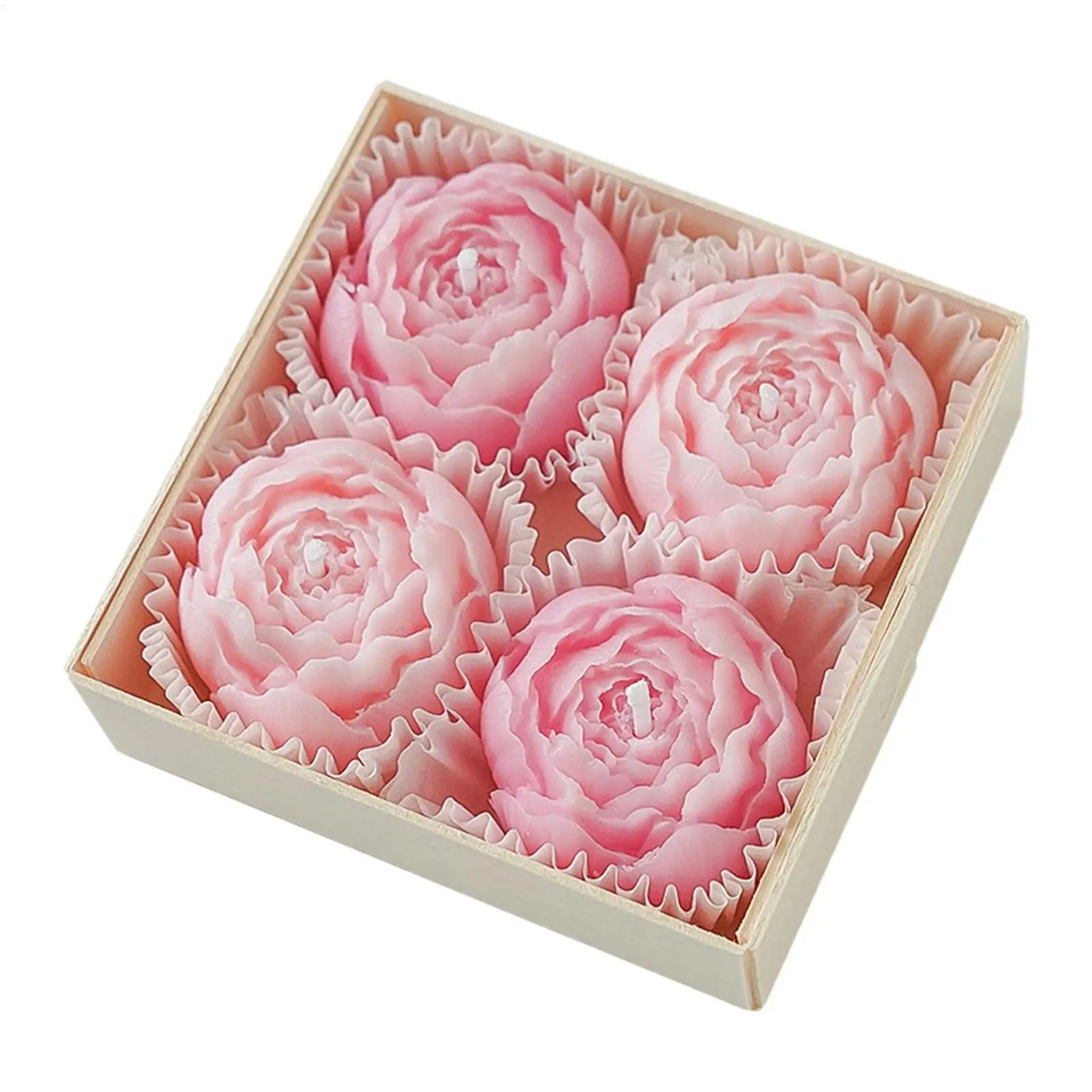 4-Piece Rose Soy Wax Candle Set