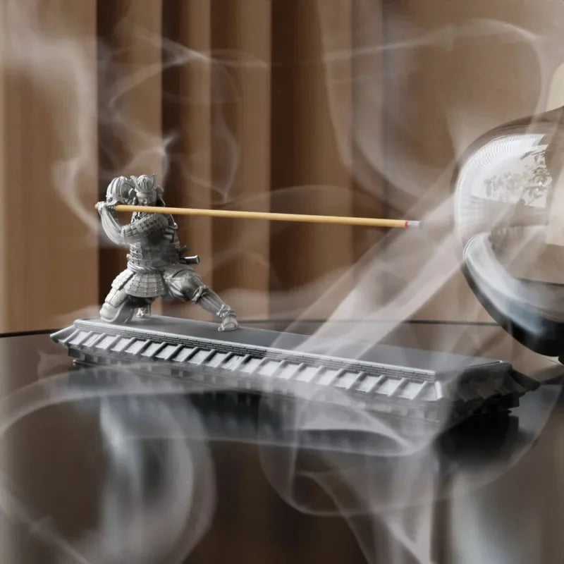 Samurai Incense Stick Holder & Ash Catcher – 3 Designs