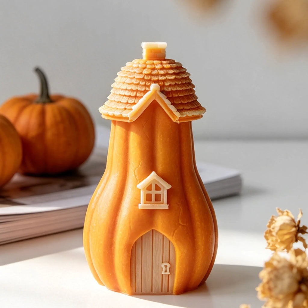 Pumpkin House Silicone Mould – Candle & Resin Crafting
