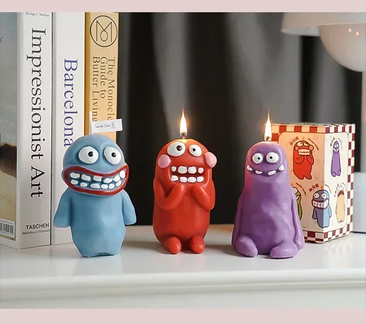 Earthlings Monster Candles Fun Creative Birthday Gifts Handmade Aromatherapy Candles - Your Ritual Hub 