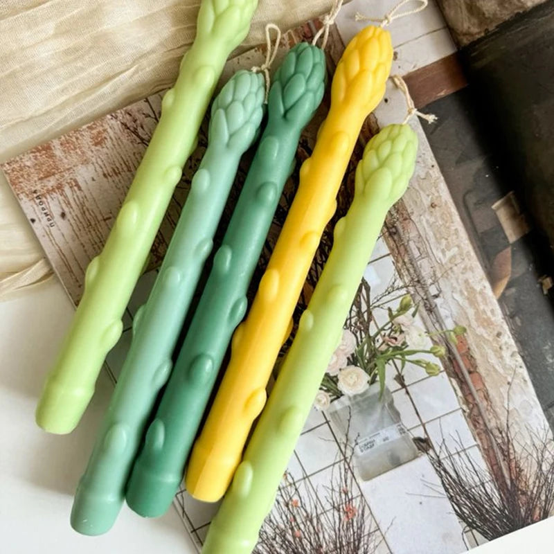 Asparagus Silicone Candle Mold — DIY Soy Wax Mould