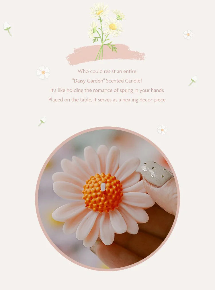 Handmade Daisy Scented Soy Wax Candle