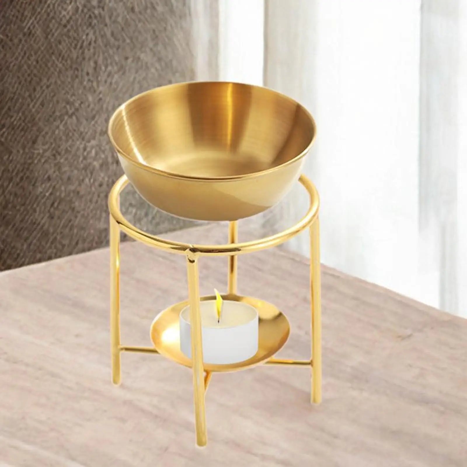 Essential Oil Burner Tealight Candle Holder Stainless Steel - Your Ritual Hub 