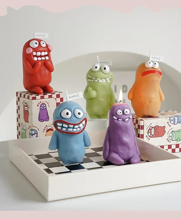 Earthlings Monster Candles Fun Creative Birthday Gifts Handmade Aromatherapy Candles - Your Ritual Hub 