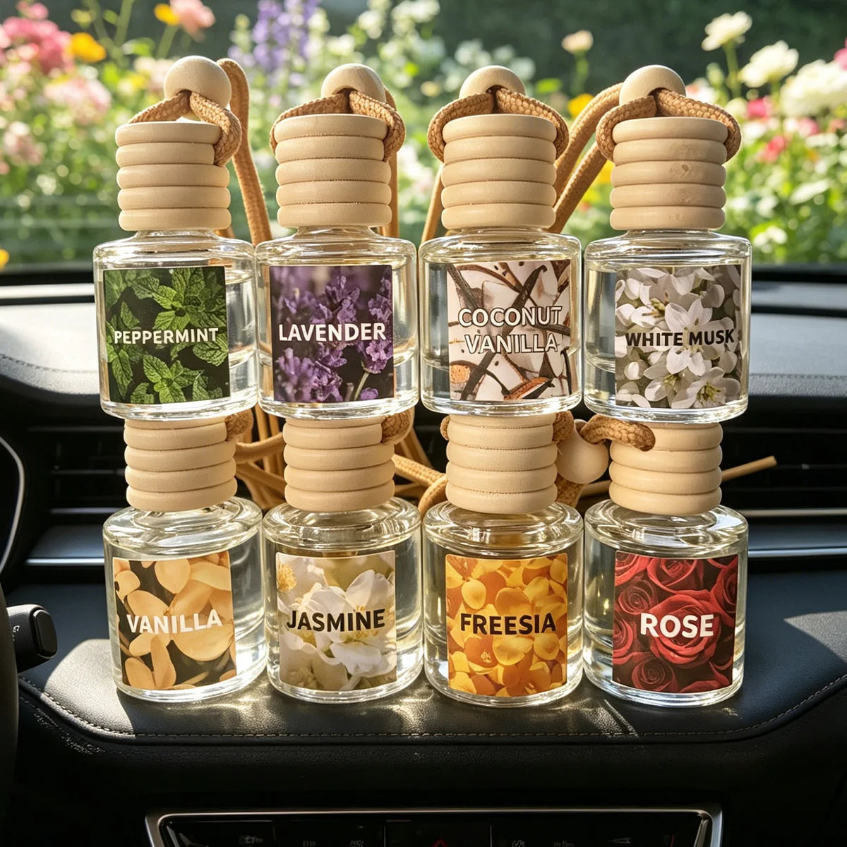 8 ml Car Air Freshener with Botanical-Inspired Scents