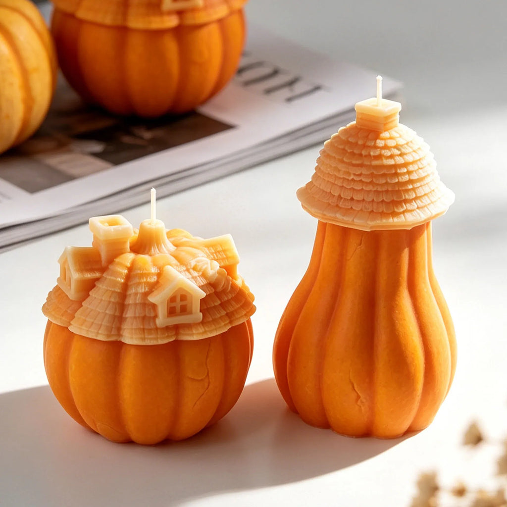 Pumpkin House Silicone Mould – Candle & Resin Crafting