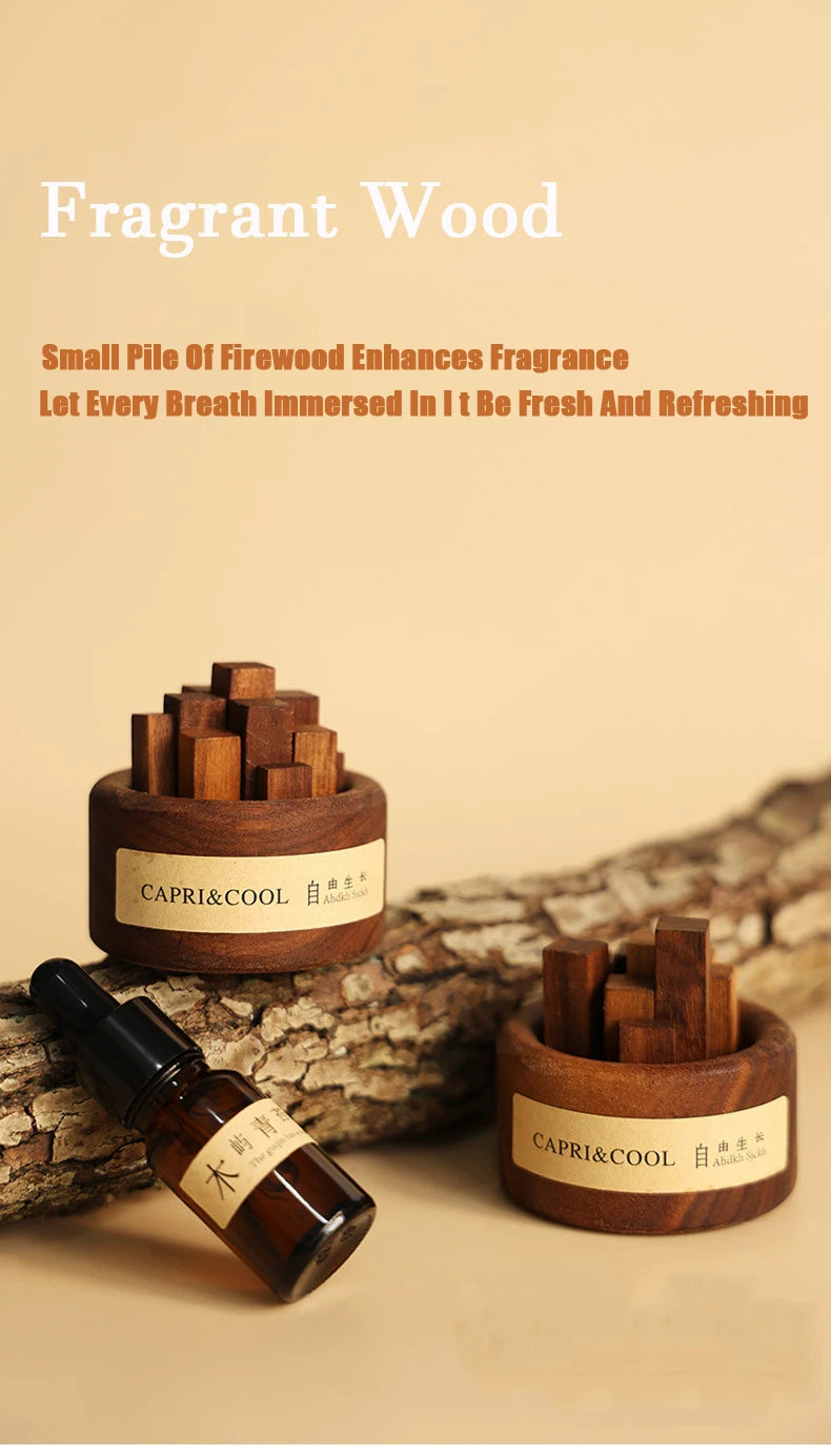 Natural Essential Oil Wood Stick Diffuser - Your Ritual Hub 