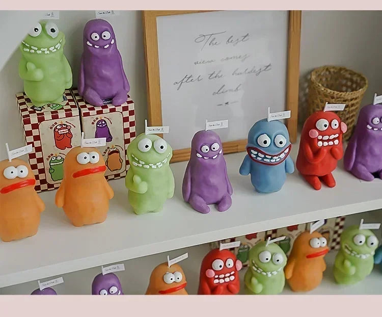 Earthlings Monster Candles Fun Creative Birthday Gifts Handmade Aromatherapy Candles - Your Ritual Hub 
