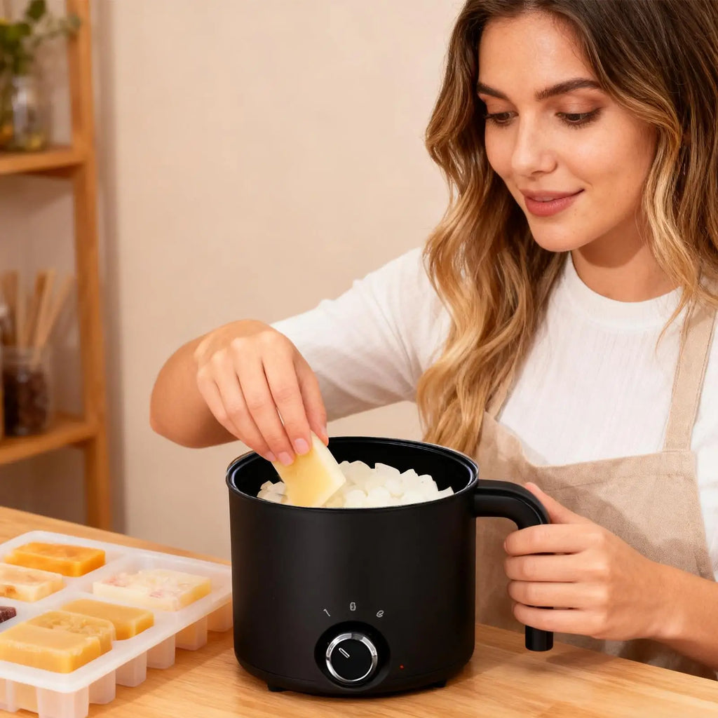 1.5L Wax Melting Pot Candle ,Temperature Adjustment Anti stick coating Candle Making Melting Pot ﻿ - Your Ritual Hub 