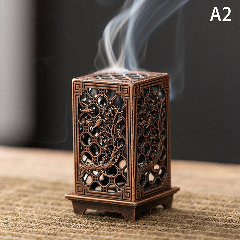 Metal Incense Holder Square Vertical - Your Ritual Hub 