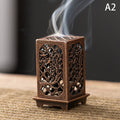 Metal Incense Holder Square Vertical - Your Ritual Hub 